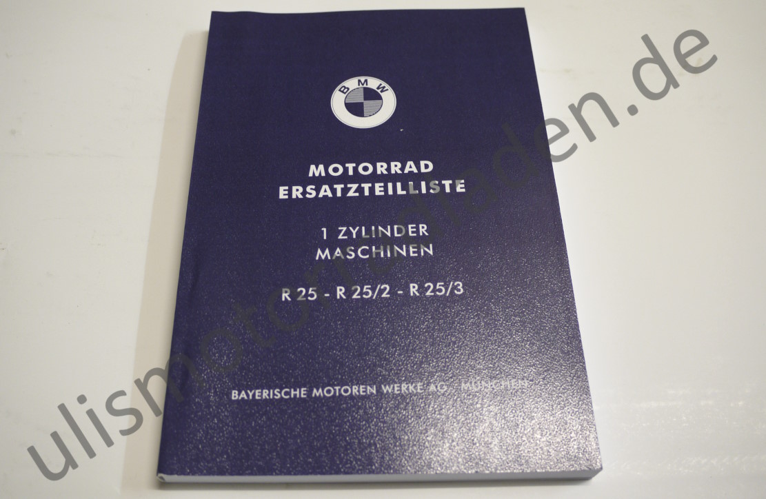 Ersatzteil-Liste für BMW R25-R25/2-R25/3,